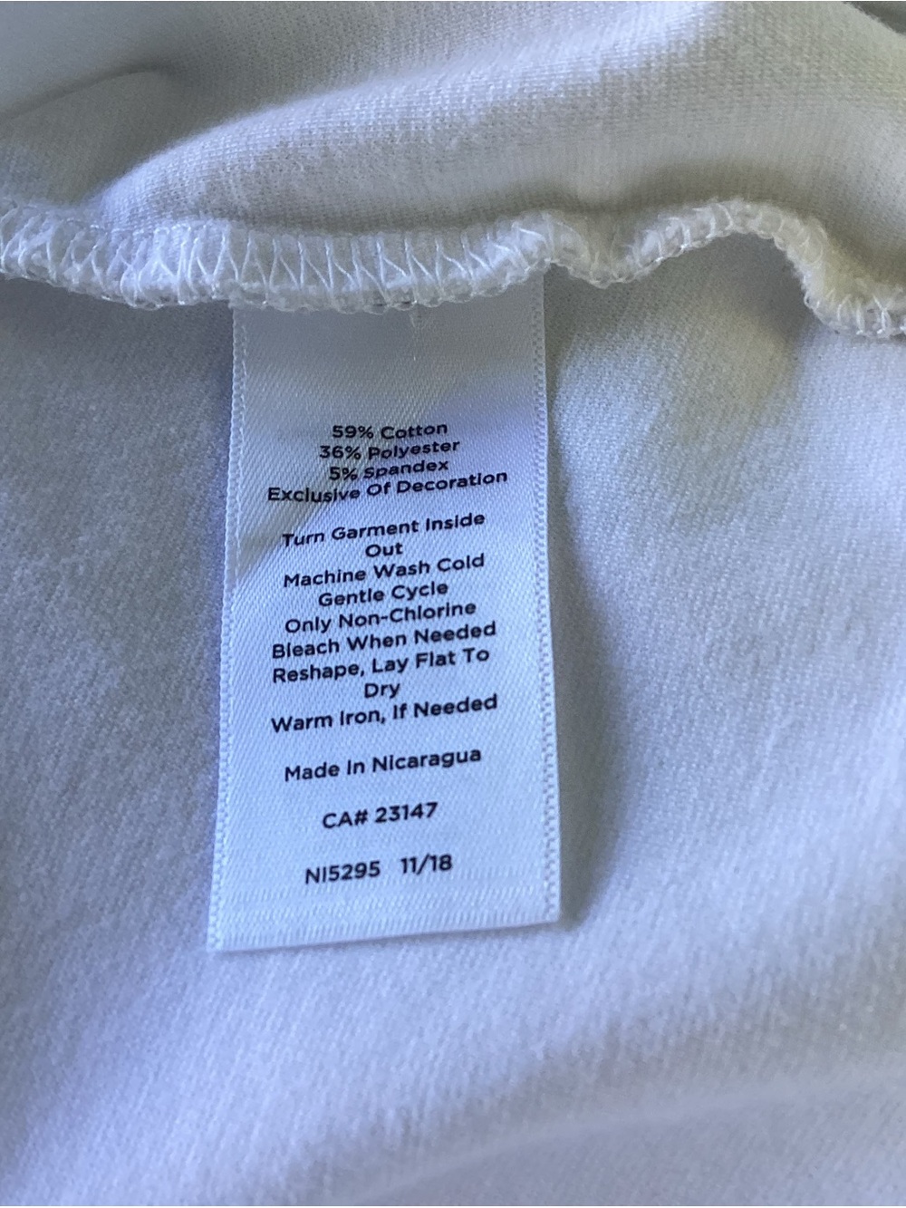 Talbots White Short-Sleeve Top with Crochet-Trim Sleeves LNWOT - Picture 11 of 11